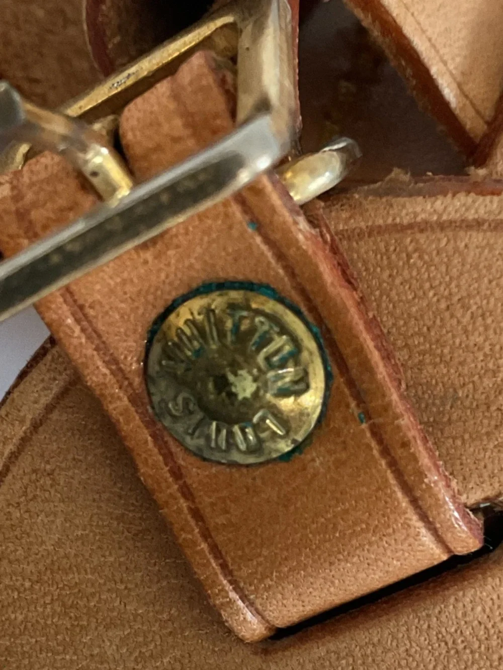 Louis Vuitton Vachetta  Leather Luggage Tag with Strap